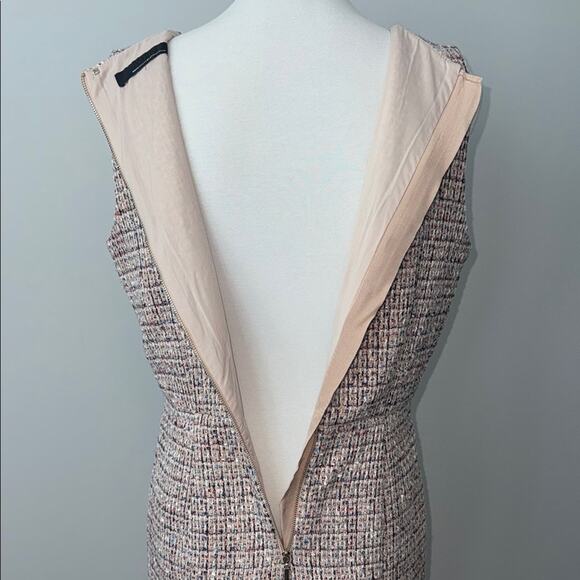WHBM Tweed Sleeveless Sheath Dress Women’s 12 - Picture 10 of 13